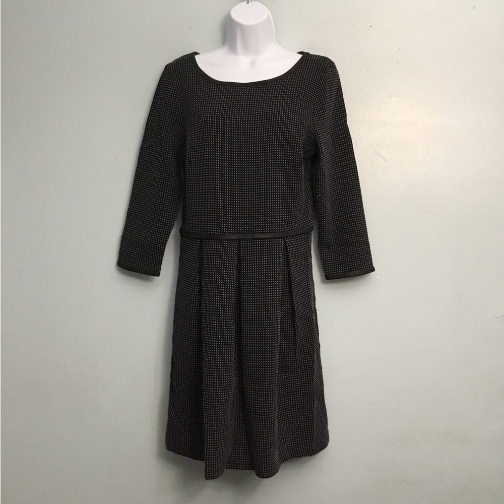 Max Studio Black and White Long Sleeve Dress - Picture 6 of 15